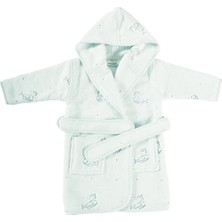 Casadora Baby Boubou Nakışlı %100 Organik Pamuk Bebek & Çocuk Bornozu