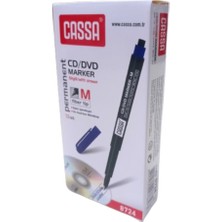 Cassa 8724 CD ve DVD Permanent Marker-M Tip Mavi