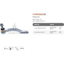 Asmetal 17MR0830 Rot Başı Vito 14>(W447) Sol (111 Cdı