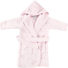 Casadora Baby Astra Nakışlı %100 Organik Pamuk Bebek & Çocuk Bornozu
