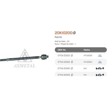 Asmetal 20KI0200 Rot Mili Cerato 04> Elantra 00>