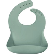 Oioi Basics Silikon Mama Önlüğü River Green