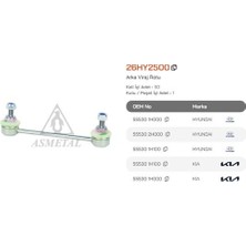 Asmetal 26HY2500 Z Rot I30 07> Ceed 06> Elantra 06> Arka