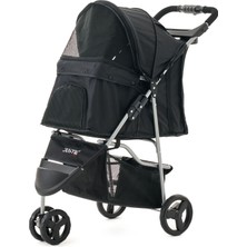 Justie Pet Sidney Kedi & Köpek Arabası  SİYAH PT02-B 80X46X99 cm