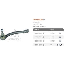 Asmetal 17KI3000 Rot Başı I30 11> Elantra 11> Ceed 12> Sol