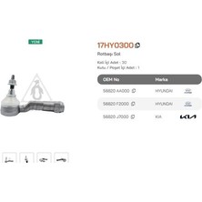Asmetal 17HY0300 Rot Başı Elantra 16> Sol