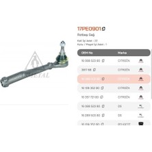 Asmetal 17PE0901 Rotbaşı Sağ P207 05> C3 1.4VTI 1.6 Hdı 1.6VTI 09> Citroen Elysee 13> P301 12> 16086