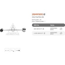 Asmetal 26MR1810 Z Rot Mercedes C Serı W205 E Serı W213 Arka Sol