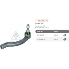 Asmetal 17VL0501 Rot Başı XC70 00> 850 Seri 91> 940SERI 90> 960SERI 94 C70 97> S70 96> S90 96> V70 9