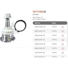 Asmetal 10TY1100 Üst Rotil Hilux Vigo 06> 4x4 4x2