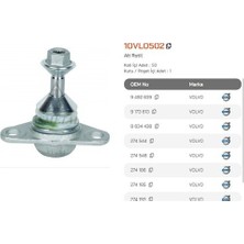 Asmetal 10VL0502 Rotil XC70 00> S60 00> S80 98> V70 00>