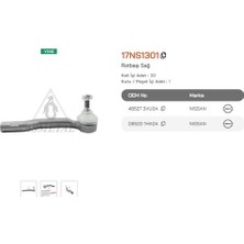 Asmetal 17NS1301 Rot Başı Note 13> Sağ