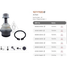 Asmetal 10TY1120 Alt Rotil Hilux Vigo 06> 4x4 4x2