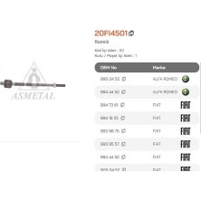 Asmetal 20FI4501 Rotmili Tempra Tipo Uno Brava Bravo 9944452