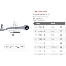 Asmetal 23AU0224 Salıncak Alüminyum Cıvatalı Alt Ön Sol A6 D53808