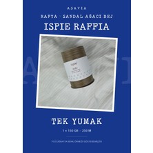 Asavia Ispie Rafya Ip Çanta ve Şapka Örgü Ipi 150 gr 250 M – Sandal Ağacı Bej