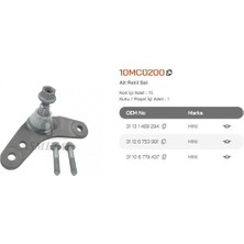 Asmetal 10MC0200 Rotil Alt Cıvatalı Ön Sol Mini (R50 R53) (06/2001 - 09/2006) 31126753991