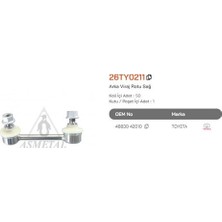 Asmetal 26TY0211 Z Rot Rav 4 00 05 Chery Tiggo Arka Sağ