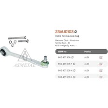 Asmetal 23AU0103 Salıncak Alüminyum Üst Ön Sağ A6 A7 11> 8K0407506A