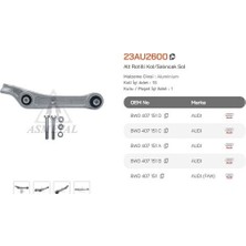 Asmetal 23AU2600 Salıncak Alüminyum Cıvatalı Ön Sol A4 A5 2015 > 8W0407151B
