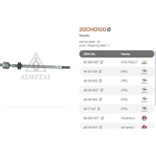 Asmetal 20CH0100 Rot Mili Captiva Antara 06>