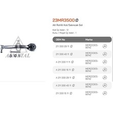 Asmetal 23MR3500 Salıncak Alüminyum Cıvatalı Ön Sol A2113301511