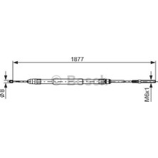 Bosch 1987477694 Fren Teli 1885 mm 34401166237