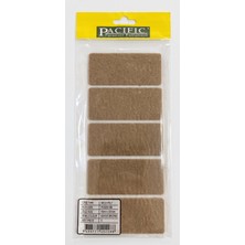 ALMITAL 40x90 MM 5'li Paket Kahverengi Mobilya Keçesi Zemin ve Parke Koruyucusu