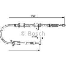 Bosch 1987482245 Fren Teli 1588 mm MR914268