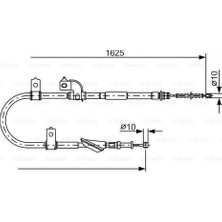 Bosch 1987482081 Fren Teli 1625 mm 26051-FC010