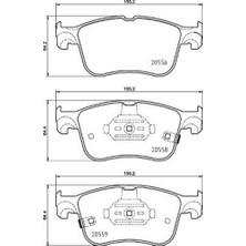Brembo P24218 Ön Balata Focus Iv 2018 Kuga 2019 Puma 2020 2209149