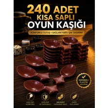 Kısa Saplı Oyun KAŞIĞI(240 Adet)
