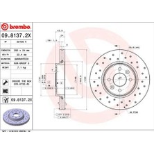 Brembo 0981372X Ön Fren Aynası Diski Renault Clio Iı 98 Clio Iıı 05 Clio V 19 Megane I 96 Megane Iı
