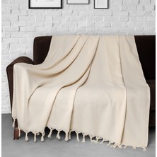 Denizli Concept Trendy Koltuk Örtüsü Naturel