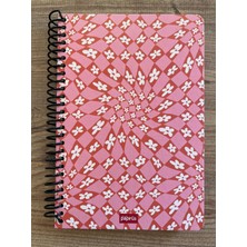 Colornote Papirüs Çiçek Serisi Çizgisiz (Düz) Defter, Spiralli, Sert Kapaklı,(Ebat: 16 x 23 Cm), 100 Yaprak