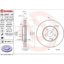 Brembo 09A44711 Fren Diski Ön 4 Matıc Mercedes E Class W211 S211 A2114211212