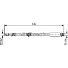 Bosch 1987476057 Fren Hortumu Ön 540.00 mm 2N112078AC