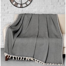 Denizli Concept Trendy Koltuk Örtüsü Siyah