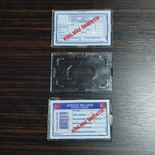 Kardeşler Hırdavat 1001 Kimlik Ehliyet Koruma  Kabı Banka Kart Okul Kartı