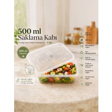 Harwell 500ML Saklama Kabı/buzluk Düzenleyici/ekonomik Saklama Kutusu-10 Adet