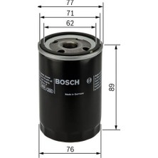 Bosch 0451103227 Yağ Filtresi Ford Fiesta Iv 1.8 D. Mondeo Iı1.7 1039020