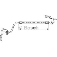Bosch 1987481890 Fren Hortumu