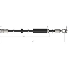 Cavo C900218A Ön Fren Hortumu Passat 0005 A8 9401 4D0611707D