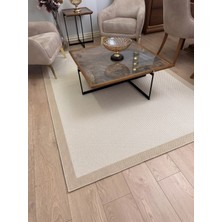 Dekoset Home Sisal Halı- Krem-Bej Hol Koridor Halısı- Kaymaz Taban- Yıkanabilir Kilim Halı Yolluk