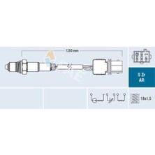 Fae 75005 Egzoz Sensörü Hego Sensör Volvo C70 I S60 I S80 I V70 I XC70 Xc 89 0035420418