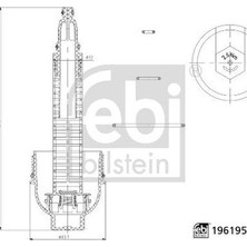 Febi Bilstein 196195 Yağ Filtresi Muhafaza Kapağı Bmw 11427789323