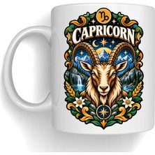 Bsb Oğlak Burcu Temalı Porselen Kupa Bardak Mug 2009