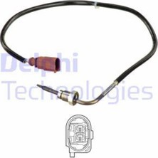 Delphi TS30154 Egzoz Gaz Sıcaklık Sensörü Dizel Partikül Filtre Öncesi Kahverengi Tiguan 07>18 2.0 T