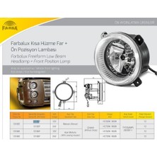 Farba-Ulo 13182 Far 12V Kısa Hüzme Cargo 16090027
