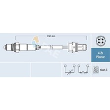 Fae 77632 Oksijen Sensörü Bmw N46 E81 E87 E88 E91 E93×0 11787570480